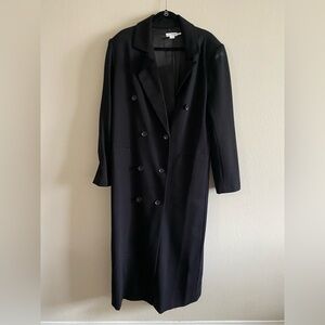 Good American Long Button Coat
